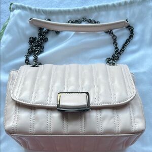 Longchamp Brioche powder Pink Quilted leather Shoulder Bag